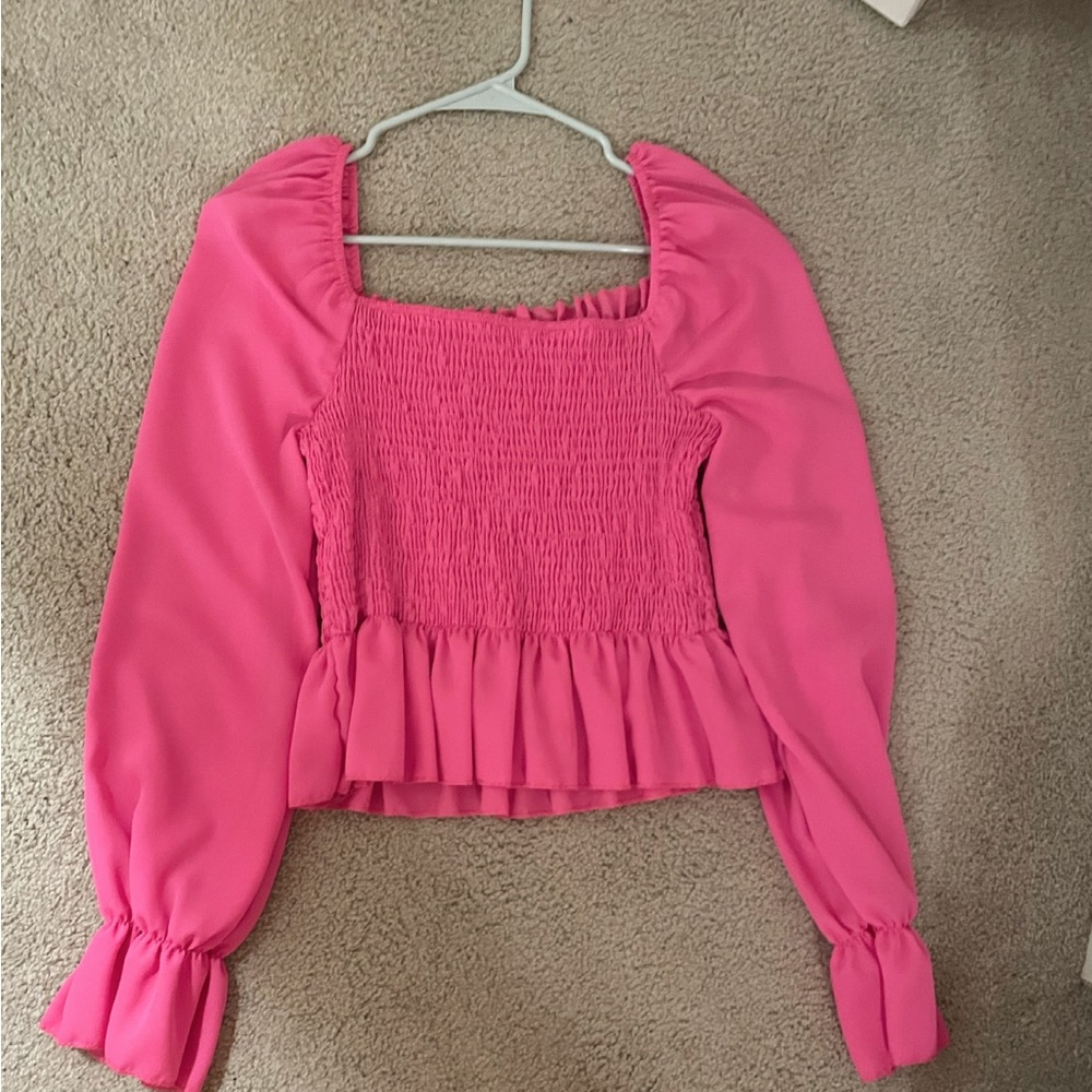 Hot pink top
